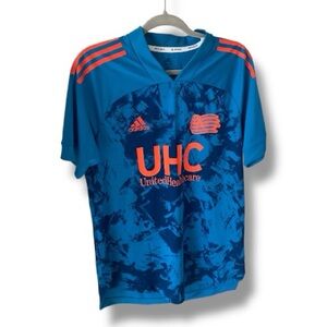 New England Revolution 2021 Adidas Primeblue Replica Jersey Blue UHC Men’s M